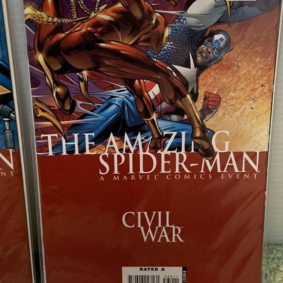 7 Amazing Spiderman 532, 533, 534, 535, 536, 537, 538 Civil War Marvel Comics NM - Picture 5 of 7